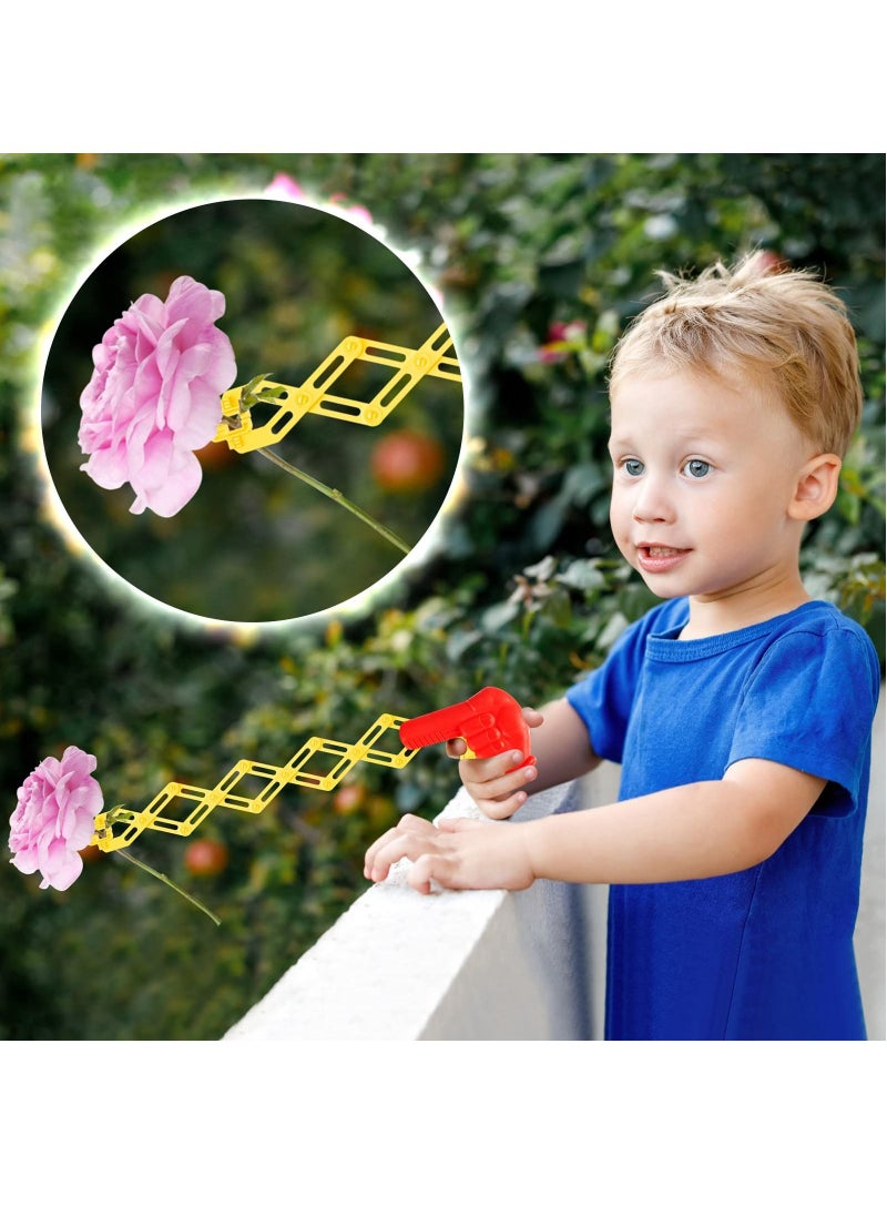 ماركة غير محددة Extendable Arm Grabber Toys, 6Pcs 12 Inch Long Toy Reacher Robot Grappling Hook Gun Claw for kids Party Favors Toys  - Image 4