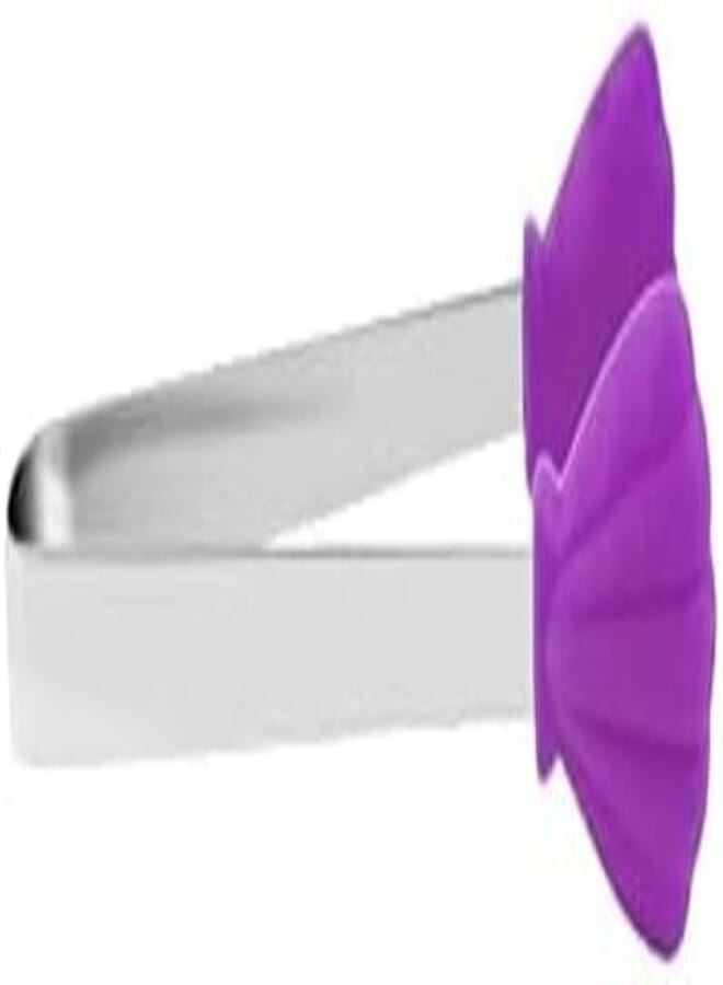 Spaceshoop Silicone Mini Tongs,Stainless Steel Serving Food Tongs with Silicone Tips for Sugar Cubes,Ice,Appetizers,Toaster