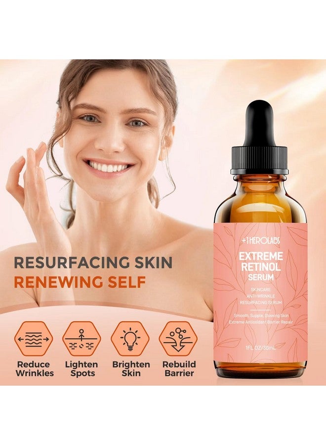 +1HEROLABS Retinol Serum For Face 2.5%, B5 Resurfacing Retinol Serum With Vitamin C, Vitamin E, Hyaluronic Acid, Niacinamide, Serum For Anti-Aging, Wrinkle Smoothing, Dark Spot Corrector, Brighten Dullness - Image 1