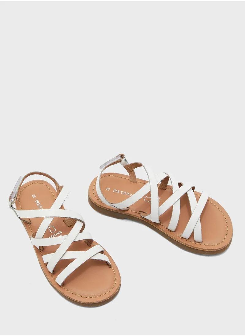 Reserved Kids Multi Stripped Sandal