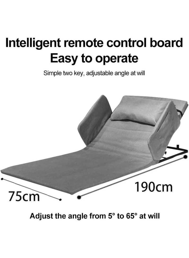 JOUDIYA Electric Sit Up Bed Backrest with Remote and Armrests, Adjustable Getting Up Assist Device for Elderly, Patient, Home Care, Lumbar and Neck Support, Reclining 5–65° - Image 4