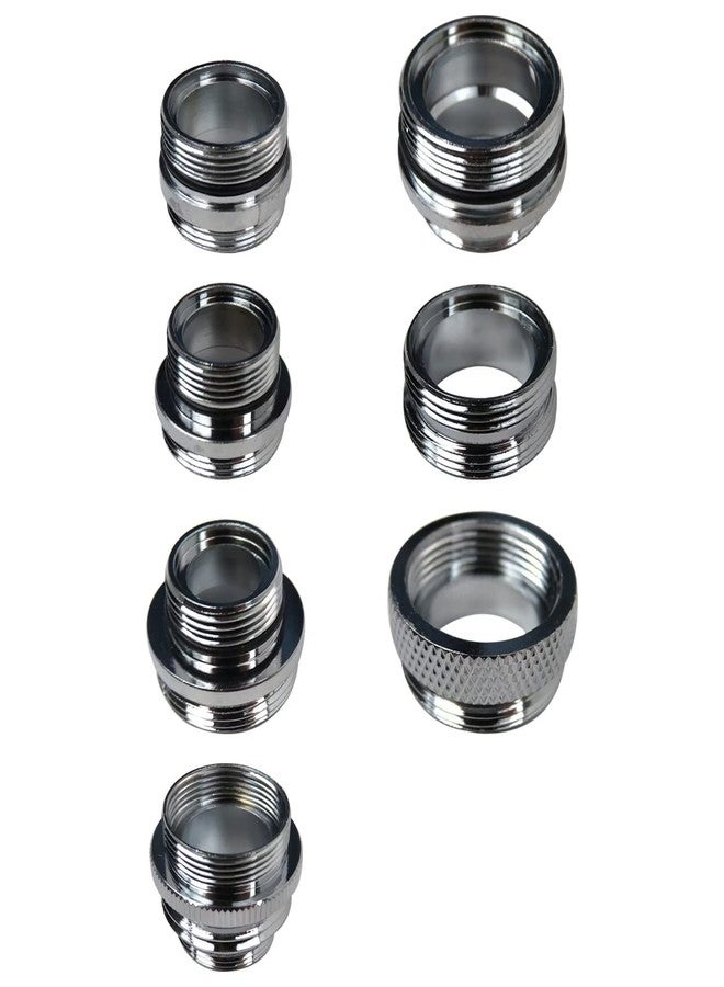 Vicue 7pcs Faucet Adapter Kit With Tiny Junior Cache Adapter (TJCAD3) - Male 3/4”-27T - Image 1