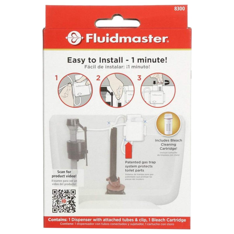 Fluidmaster 8300P8 Flush 'N' Sparkle Toilet Bowl Cleaning System - Image 3