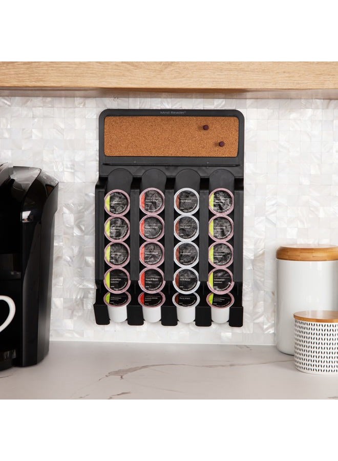Mind Reader WMNT-BLK Mounty Coffee Pod Holder 10.71" W x 15.75" H WMNT-BLK - Image 3