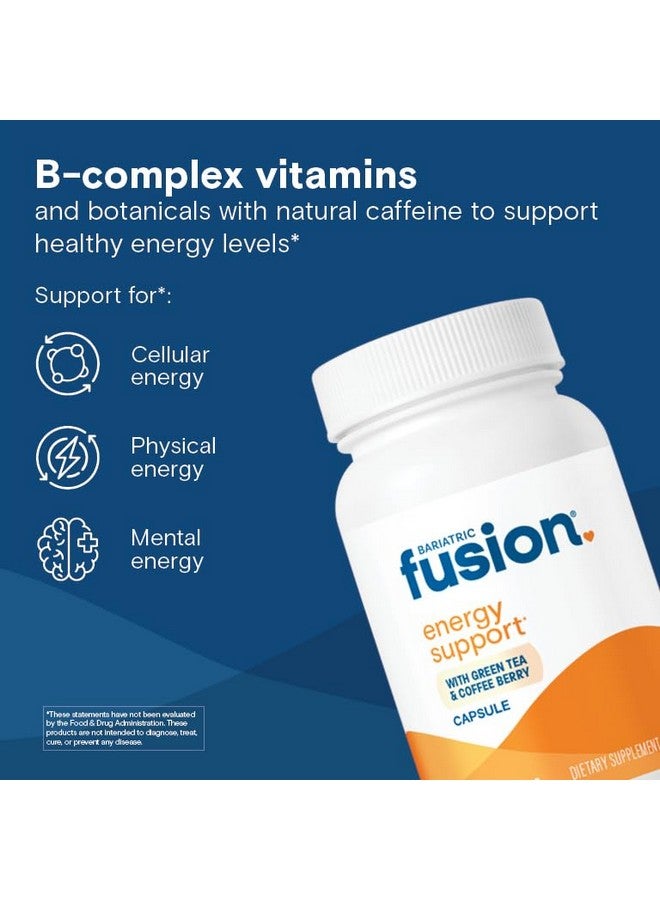 Bariatric Fusion B Vitamins for Energy Support | B-Complex with 70mg Natural Caffiene | Vegan Capsules | Bariatric Vitamins for Women and Men | Gluten, Dairy and Soy Free | Non-GMO | 60 Count - Image 2