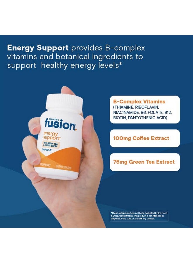 Bariatric Fusion B Vitamins for Energy Support | B-Complex with 70mg Natural Caffiene | Vegan Capsules | Bariatric Vitamins for Women and Men | Gluten, Dairy and Soy Free | Non-GMO | 60 Count - Image 5