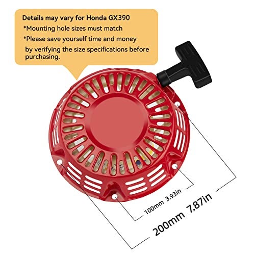 Sofo GX390 Pull Start Assembly OEM Recoil Starter for Honda GX340 GX390 11hp 13hp for Predator 420cc Engine Pull Cord Replacement Pressure Washers Water Pump Pull Starter Replaces#28400-ZE3-W01ZA - Image 3