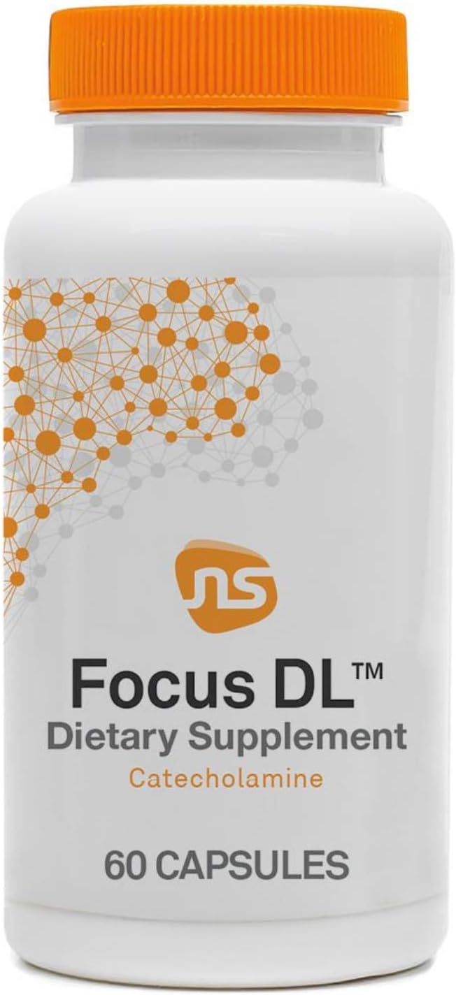 NeuroScience Focus DL Brain Supplements for Memory and Focus Support  Targeted Brain Health Supplements with 500mg of Amino Acid DLphenylalanine  Support Attention  Productivity 60 Capsules - Image 1