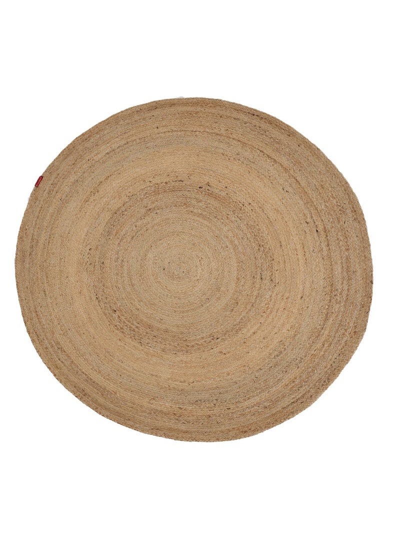 Ramsha Handmade jute carpet BR-016 round rug for bedroom living room jute rug 200 cm - Image 2