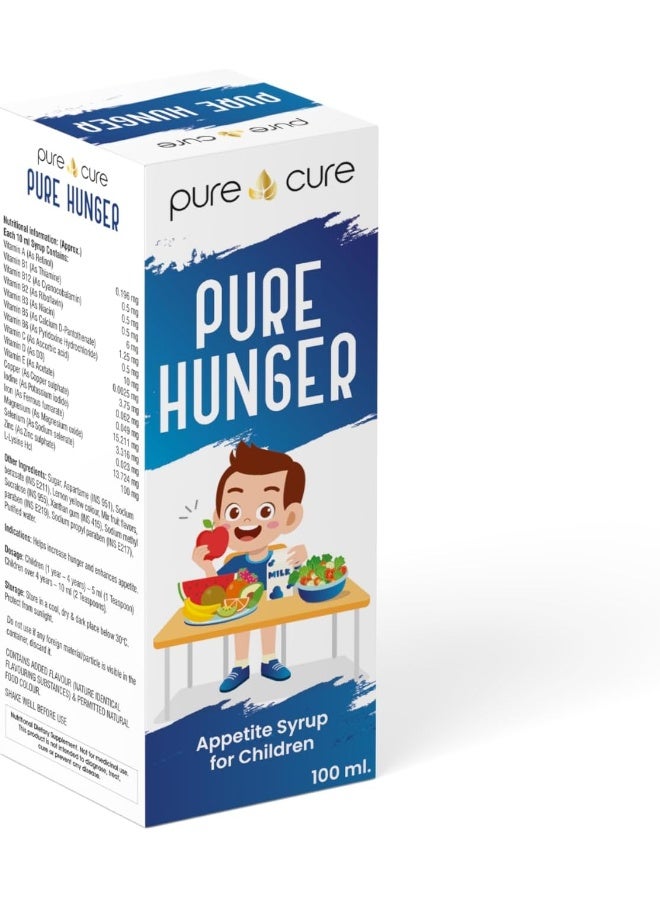 PURE CURE HUNGER SYRUP 100ML