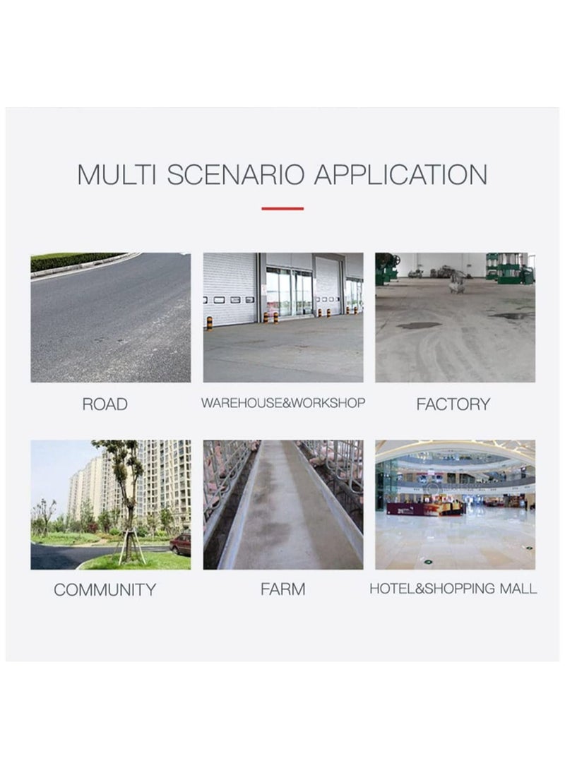 Veger Hand Push Floor Manual Sweeper Cleaning Machine Sweeping Width 980mm, 55L Dust Container (M-2B) - Image 5