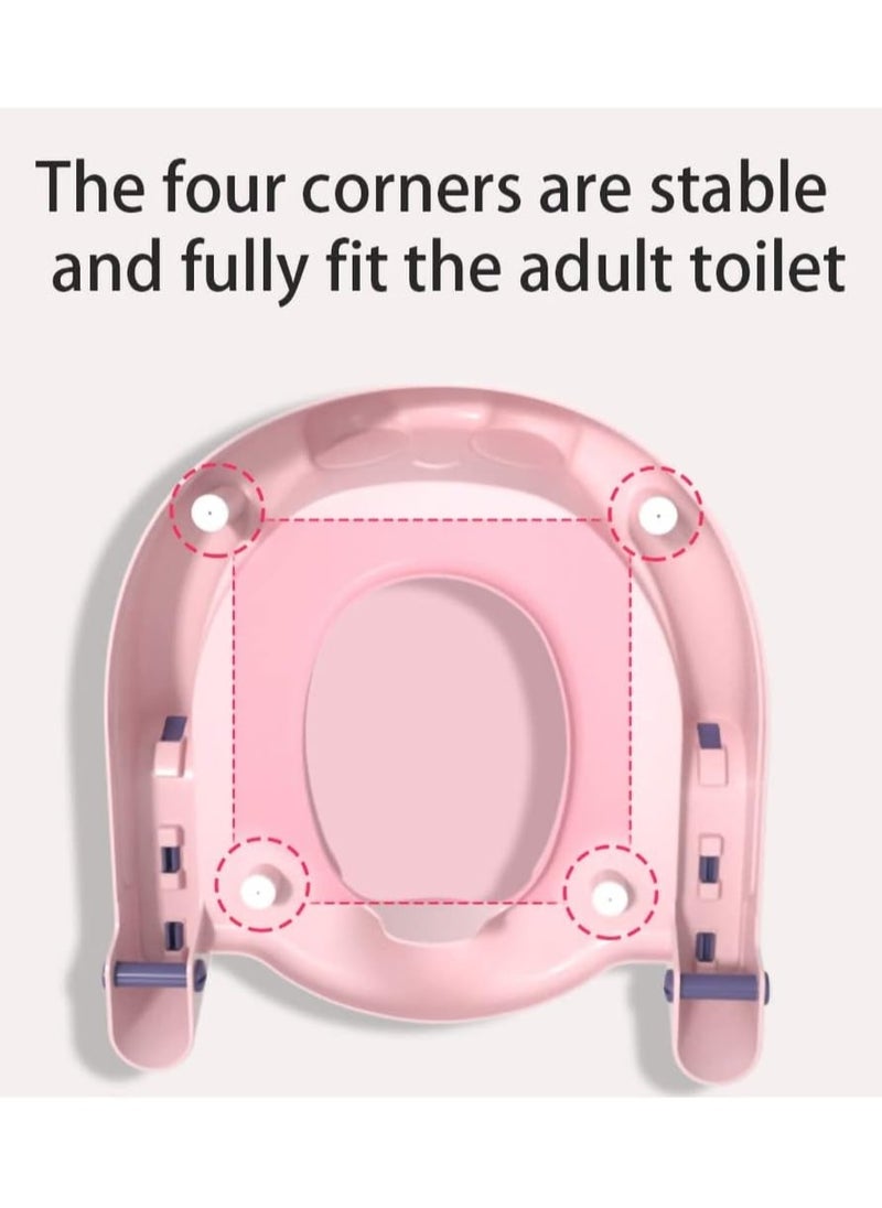 Children Potty Baby Toilet Seat With Adjustable Ladder