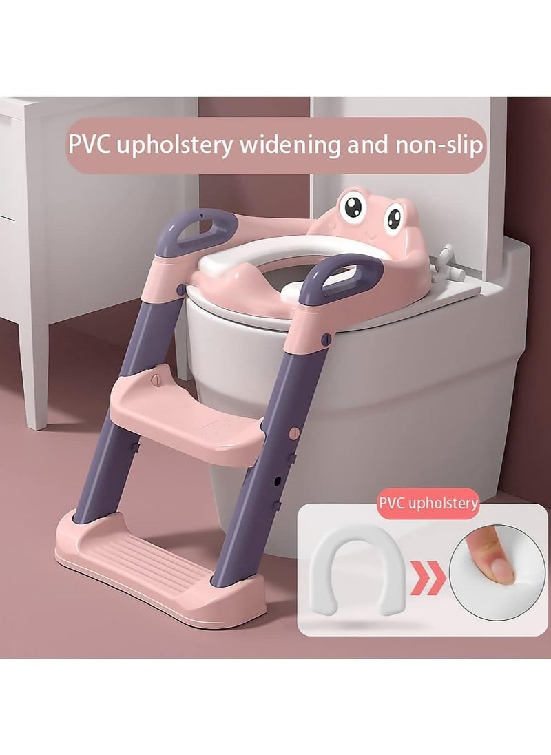 YOMA Children Potty Baby Toilet Seat With Adjustable Ladder  - Image 4