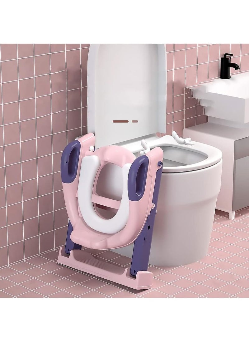 YOMA Children Potty Baby Toilet Seat With Adjustable Ladder  - Image 2