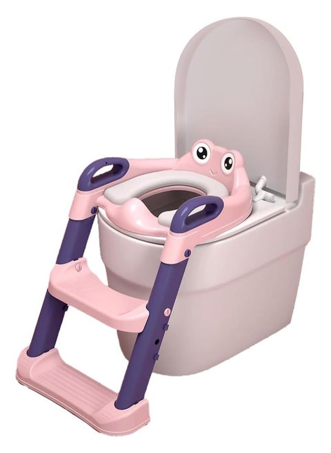 Children Potty Baby Toilet Seat With Adjustable Ladder