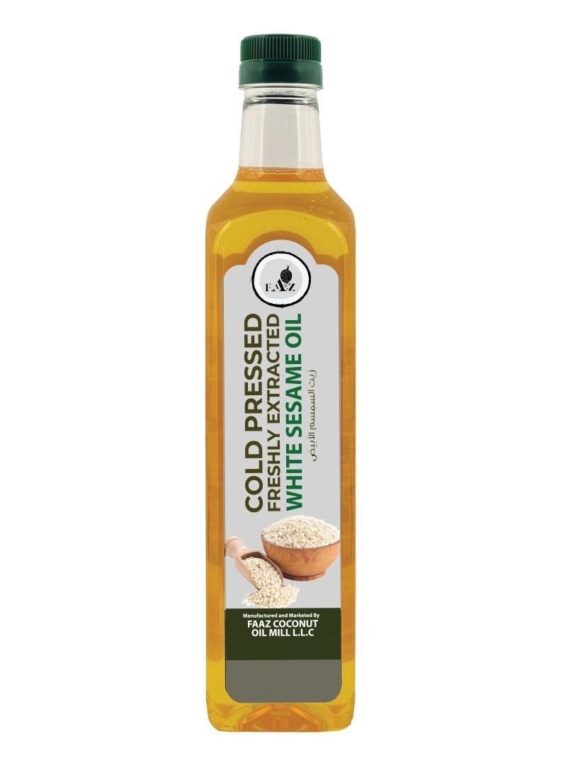 Faaz Cold Pressed Freshly Extracted White Sesame Oil - Image 1