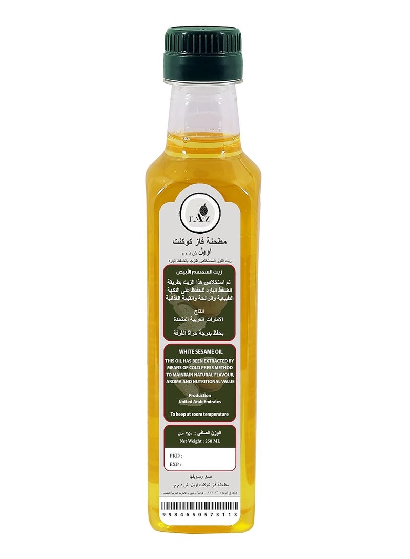 Faaz Cold Pressed Freshly Extracted White Sesame Oil - Image 2