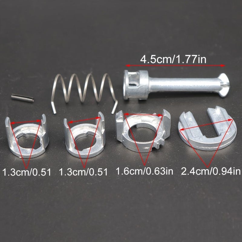 1 Set Replacement Repair Tool Kit for BMW 3 Series E46 1998 2006 Door Handle Lock Cylinder Left Right Front 51218244050 51218244049 51217019973 Without Battery - Image 5