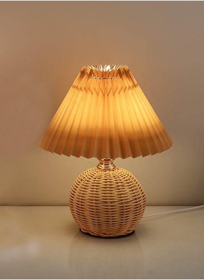 Al Aoyama USB Japanese Atmosphere Table Desk Lamp Bamboo  Decorative Nightstand Night Light  - Image 1