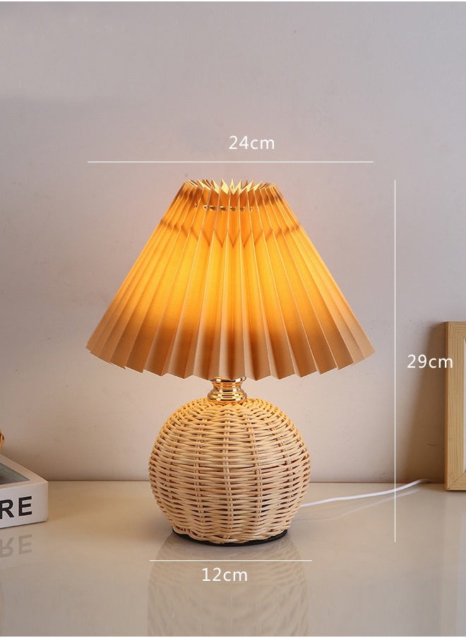 Al Aoyama USB Japanese Atmosphere Table Desk Lamp Bamboo  Decorative Nightstand Night Light  - Image 2