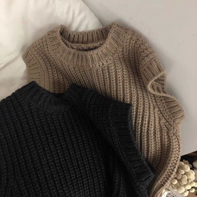 Children'S Thick Knitted Vest, Warm Sleeveless Sweater For Boys And Girls, Style, Trendy And Thickened For Warmth - Image 2