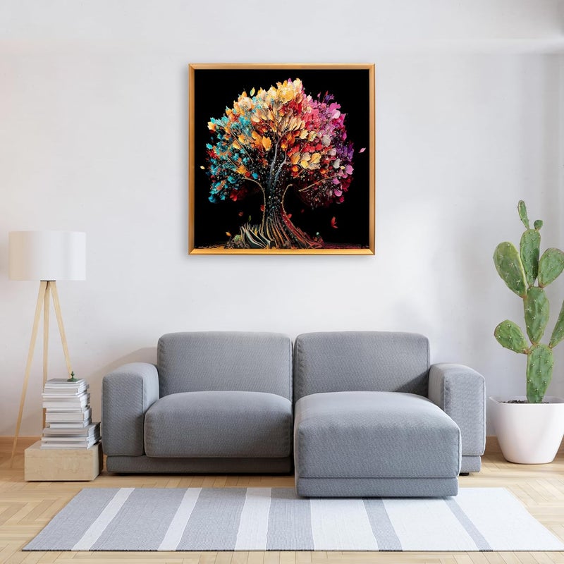 Jecrina Diamond Painting Magic Tree 3D Diamond Painting Adults DIY 3D Diamond Painting Pictures Tree 3D DIY Diamond Art Painting Kits Diamond Pictures Children DIY for Home Wall Decor Life Decor - Image 5