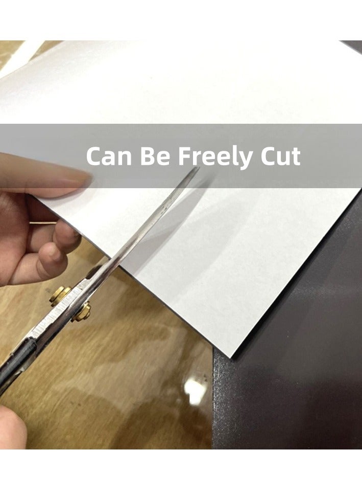 20 Pieces Strong Neodymium Disc Magnets with Adhesive, 50x50x1.5mm Super Permanent Magnetic Small Rare Earth Magnets for Fridge Whiteboard Crafts Cabinet Door Kitchen Storage Office Scientific Tool - Image 5