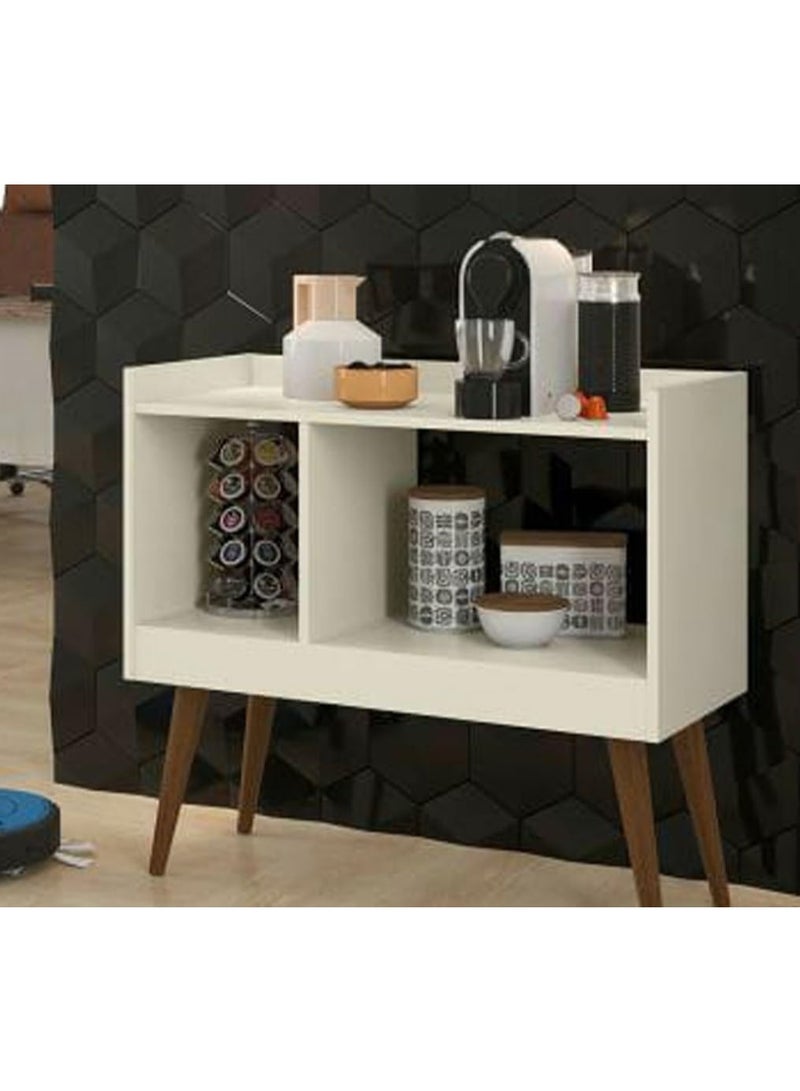 Razz Gallery A modern white coffee corner adds a sense of luxury and comfort to your home every morning. The elegant design combines practical simplicity with calm elegance, making your coffee corner your favorite spot in the house. - Image 2