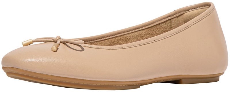 FitFlop Mary Jane Womens Ballerina Shoes in Beige, Classic Beige, 6 - Image 5