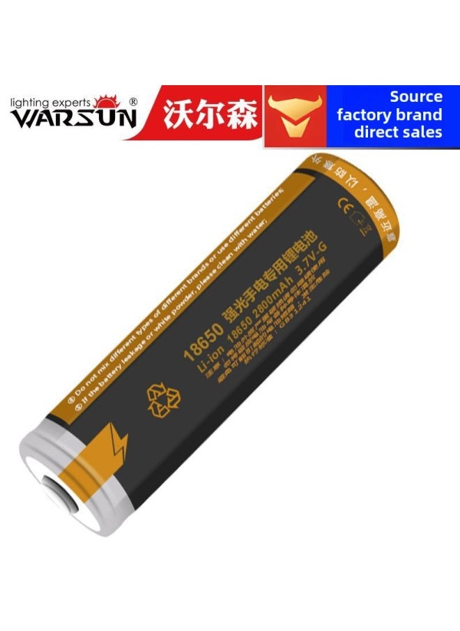 Generic Wallson Manufacturers 18650 Lithium Battery Headlight Flashlight 3.7V Rechargeable Power Large Capacity Battery-Color:21700 Lithium Battery (5500 MA)  - Image 2