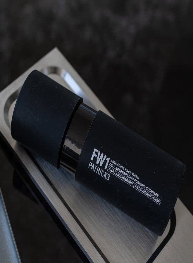 PATRICKS | FW1 Face Wash Cell Regenerating Foaming Cleanser | High Performance Grooming for Men | 100mL - Image 2