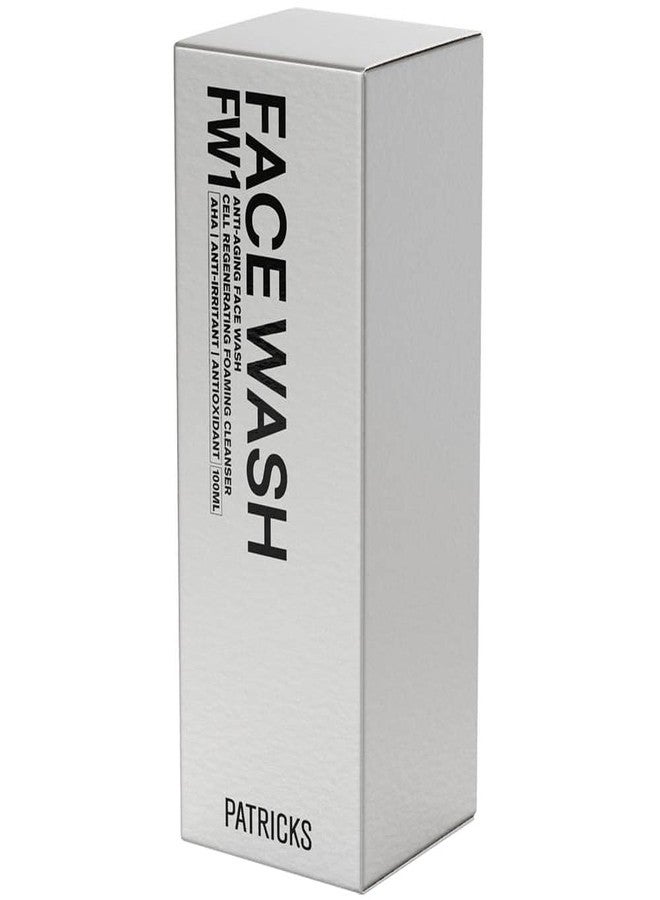 PATRICKS | FW1 Face Wash Cell Regenerating Foaming Cleanser | High Performance Grooming for Men | 100mL - Image 3