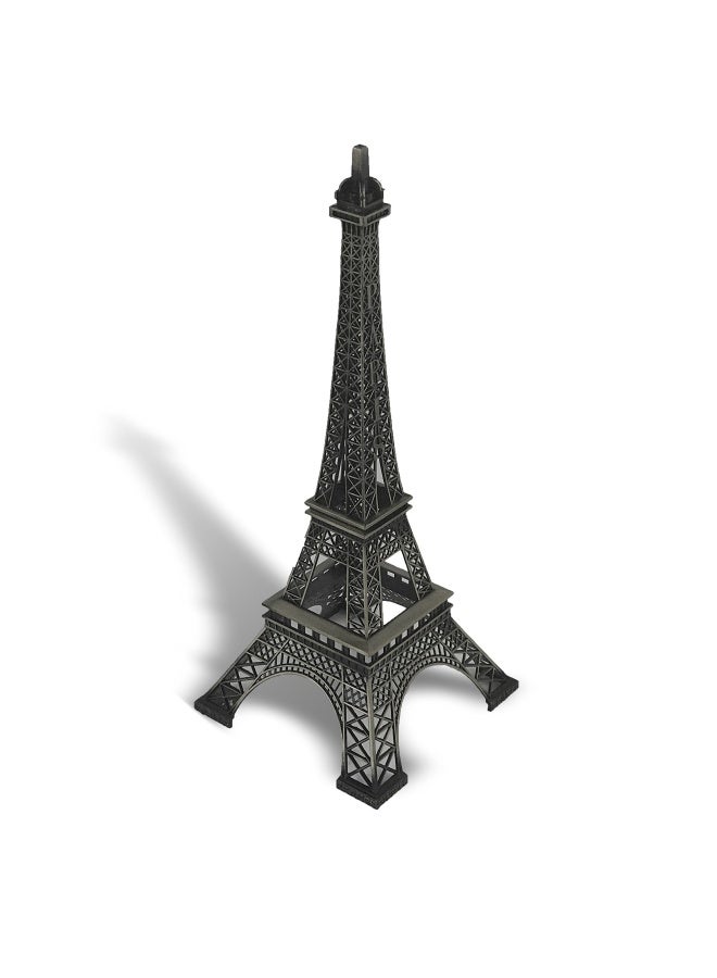 allgala 38Cm Eiffel Tower Statue Decor Alloy Metal Black - Image 2