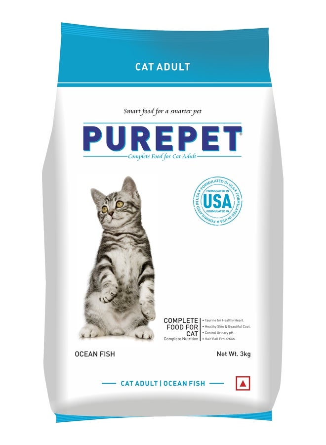PUREPET Dry Cat Food  Ocean Fish - Image 1