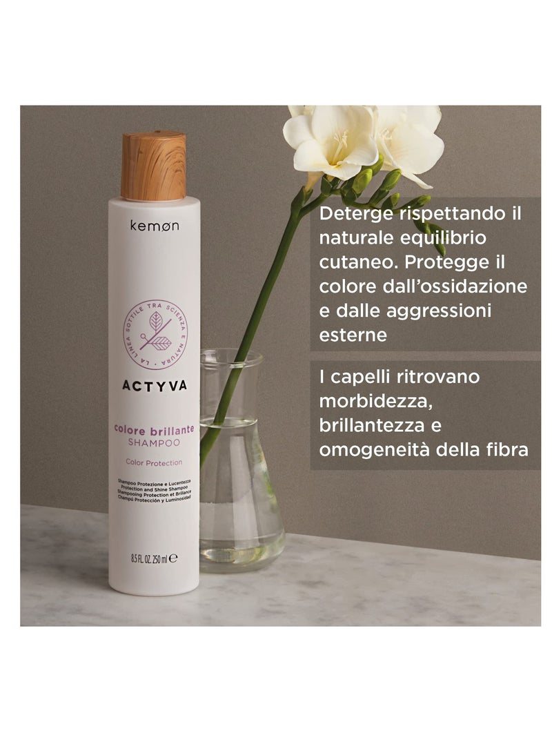 Kemon Actyva Colore Brillante Shampoo 250 ML - Image 2
