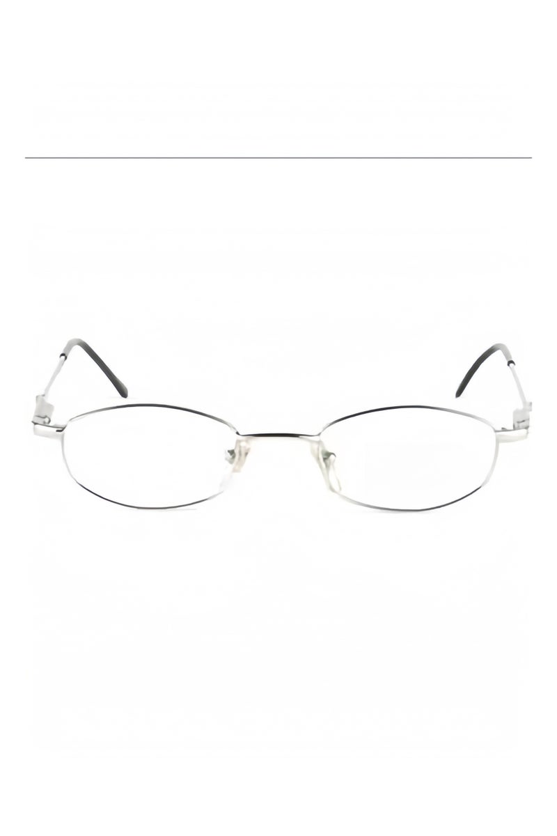 Nariele Polychromatic (Transitions) Oval Eyeglass Frames Silver/Clear