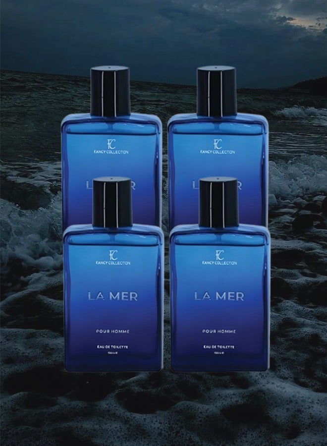 فانسي كوليكشون 4 قطع عطر لا مير فانسي للرجال 100 مل - Image 1