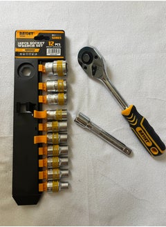 General 12PCS professional ratchet wrench set | 72-tooth precision ratchet | 6-24mm full size coverage | Chrome vanadium steel durable |  - Image 4