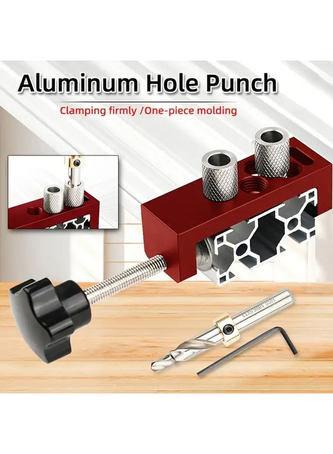 Type A Aluminum Profile Drilling Jig For M6 Countersunk Holes 20 30 40 Series - Image 1