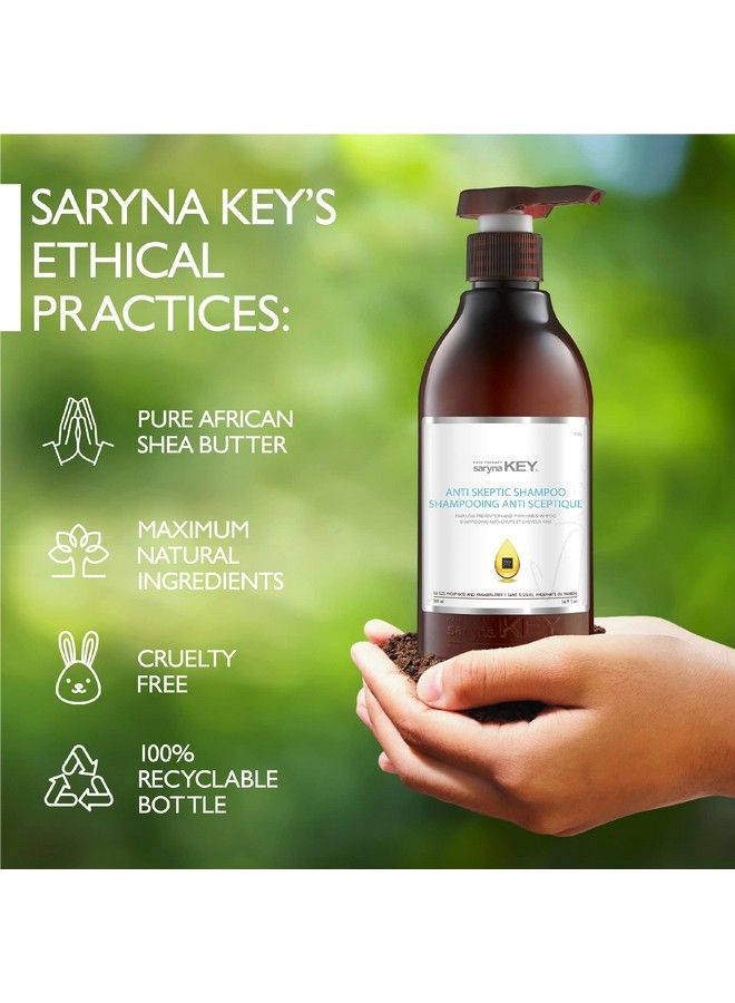Saryna Key Antiskeptic Shampoo Strengthening Treatment For Thin Fine Hair Strength Natural Shampoo With Shea Oil And Mint Oil Hair Loss Prevention - Image 5
