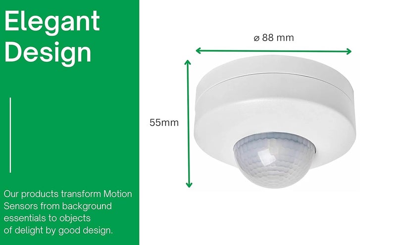 ConnectedHome Motion Sensor Occupancy Sensor 360 PIR 12 Meter Coverage Corridor Bathroom Toilet Foyer Staircase CHPCS1 - Image 3