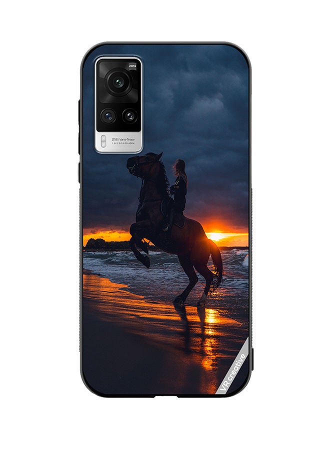 VR CREATIVE Protective Case Cover For Vivo X60 Pro Horse1 Design Multicolour - Image 1
