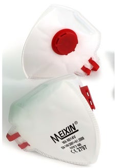 Meixin Flat Fold Particulate Respirator Protective Mask of 12 pcs FFP3 NR CE2927 ENN149:2001+A11:2009  - Image 1