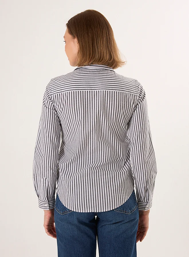 FELIX HARDY Striped Long Sleeve Shirt