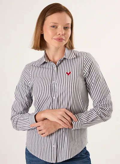 FELIX HARDY Striped Long Sleeve Shirt