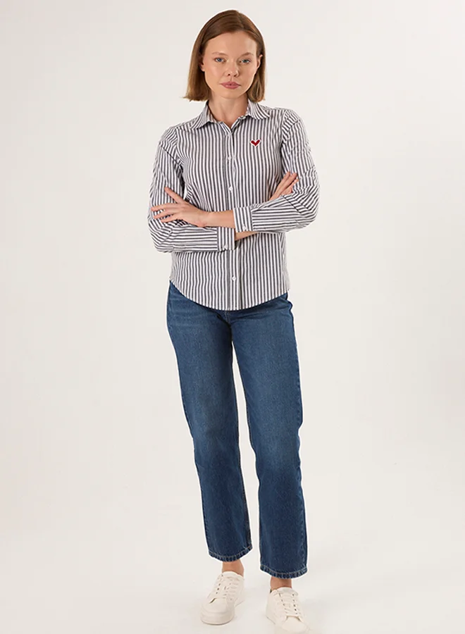 FELIX HARDY Striped Long Sleeve Shirt