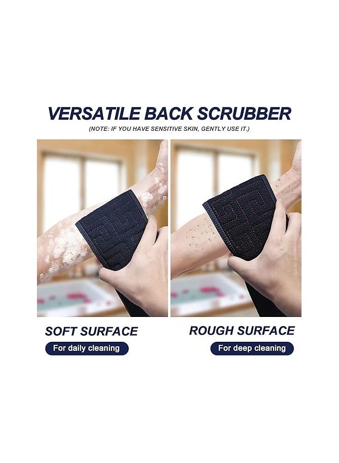 general Exfoliating Back Scrubber for Shower, Double-Sided Back Scrub Washcloth with Handles, 38 Inches Body Exfoliator Bath Tool to Clean Your Body Deeply for Men & Women Skin Care - Image 4