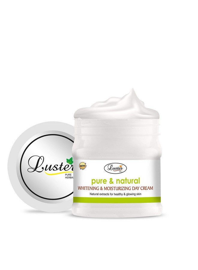 Luster Pure & Natural Whitening & Moisturizing Facial Massage Cream | Instant Glow | Body & Face Massage Cream For Men & Women (Paraben & Sulfate Free)-500ml - Image 1