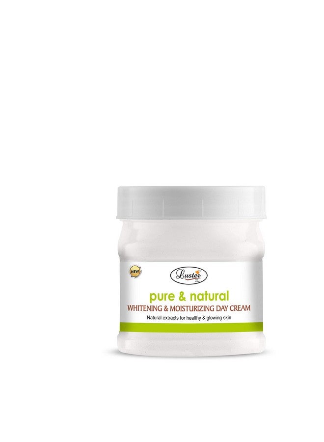 Luster Pure & Natural Whitening & Moisturizing Facial Massage Cream | Instant Glow | Body & Face Massage Cream For Men & Women (Paraben & Sulfate Free)-500ml - Image 2