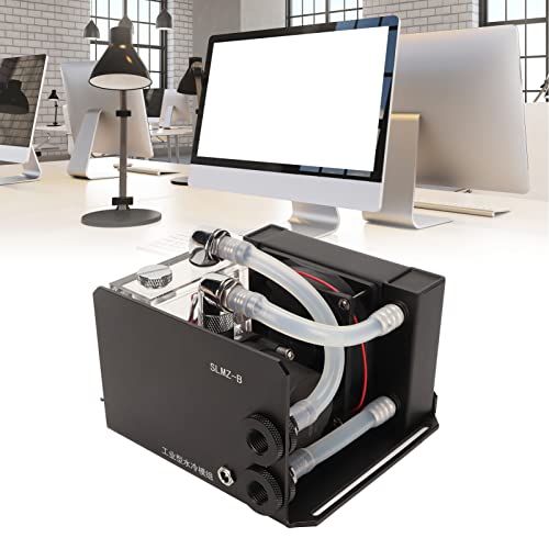 Zunate CPU Water Cooler Pump, 600L H PC Water Cooling Integrated Mute, Aluminum Heat Exchanger Liquid Cooling Radiator Heat Sink with Fans for CPU PC Water Cool System - Image 2